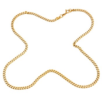 9ct gold 7.7g 18 inch curb Chain